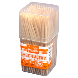 Зубочистки в баночке  1/100шт 480уп/кор